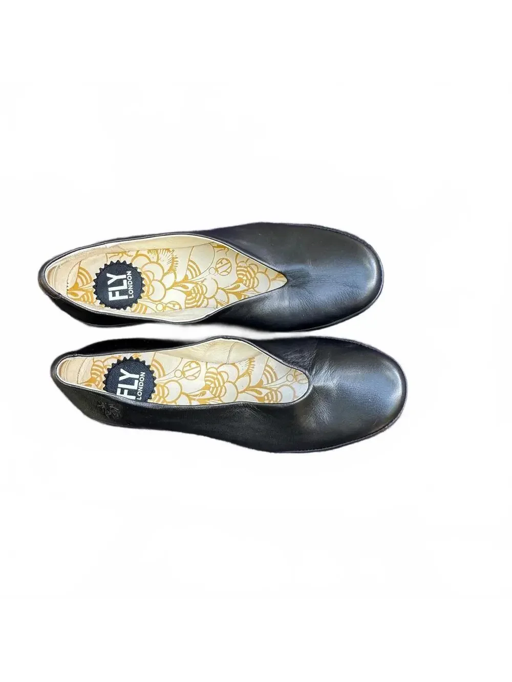 FLY London Black Yaz Wedge Pump Women’s 8 - 8.5 US | 39 EU